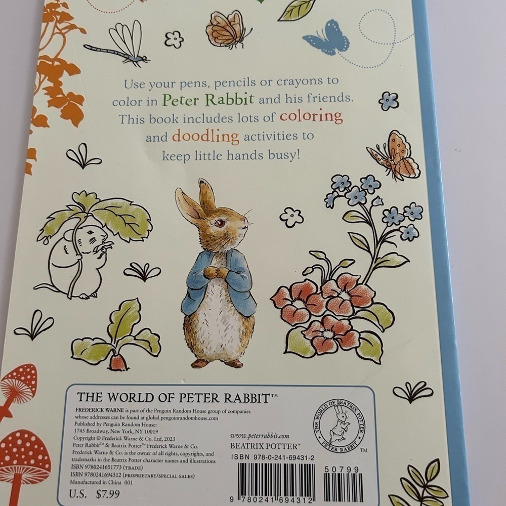 Peter Rabbit and Friends Coloring Book - By Beatrix Potter / BRAND NEW - Picture 3 of 7